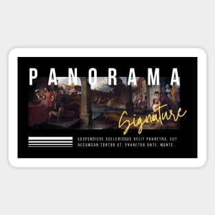 Panorama Art Artist Sticker